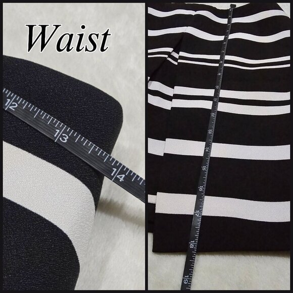 Finders Keepers Striped A-Line Skirt – Black/White, Y2K Minimalist – Sz S NWOT - Picture 8 of 9